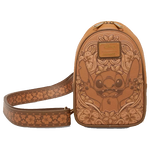 Disney Lilo & Stitch Tonal Stitch Carving Crossbody Sling Bag, , hi-res view 1